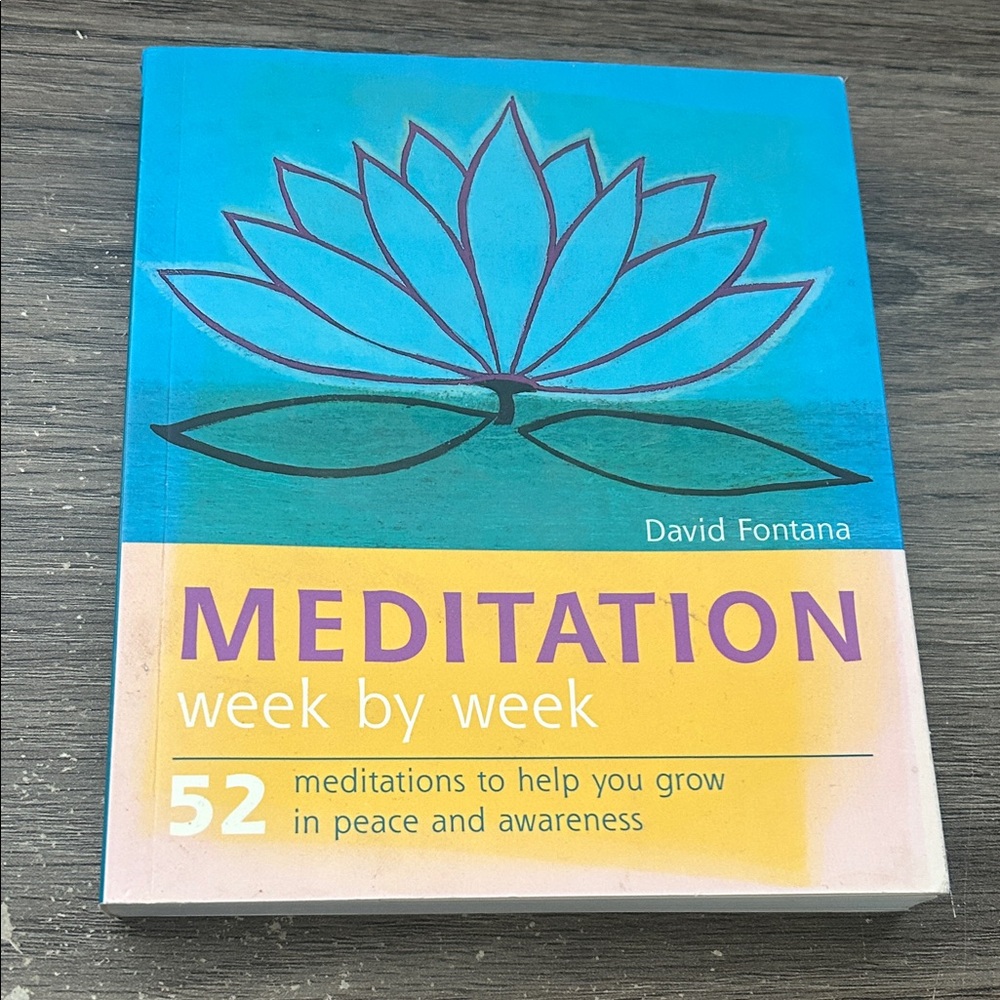 Meditation Week by Week - Blue and Yellow Coffee Table Book